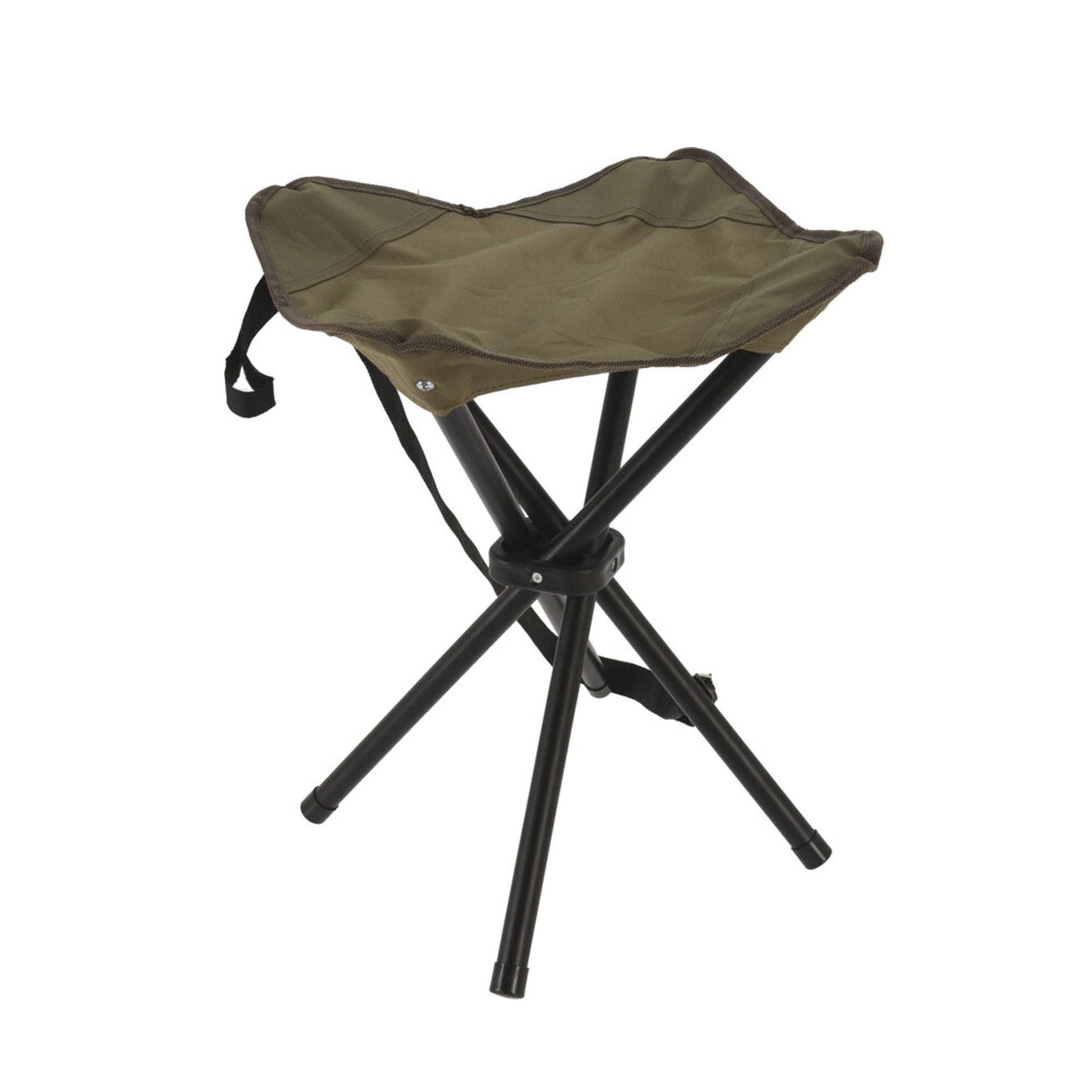 Well Home Taburete Con 4 Patas Plegable En Acero Y Poliéster 33x33x40cm_0