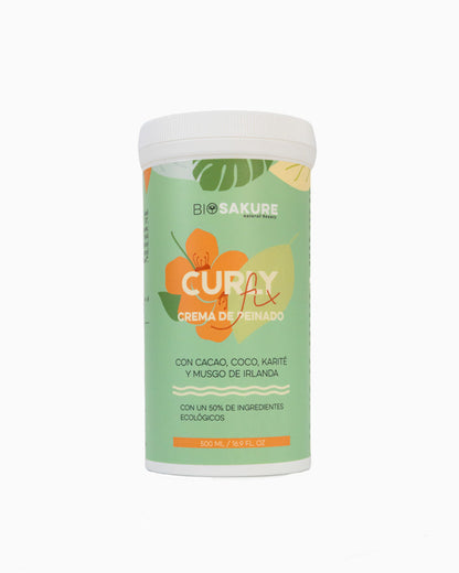 Crema De Peinado Para Rizos Perfectos E Hidratados Curly Fix 100 Ml Bio Sakure_2