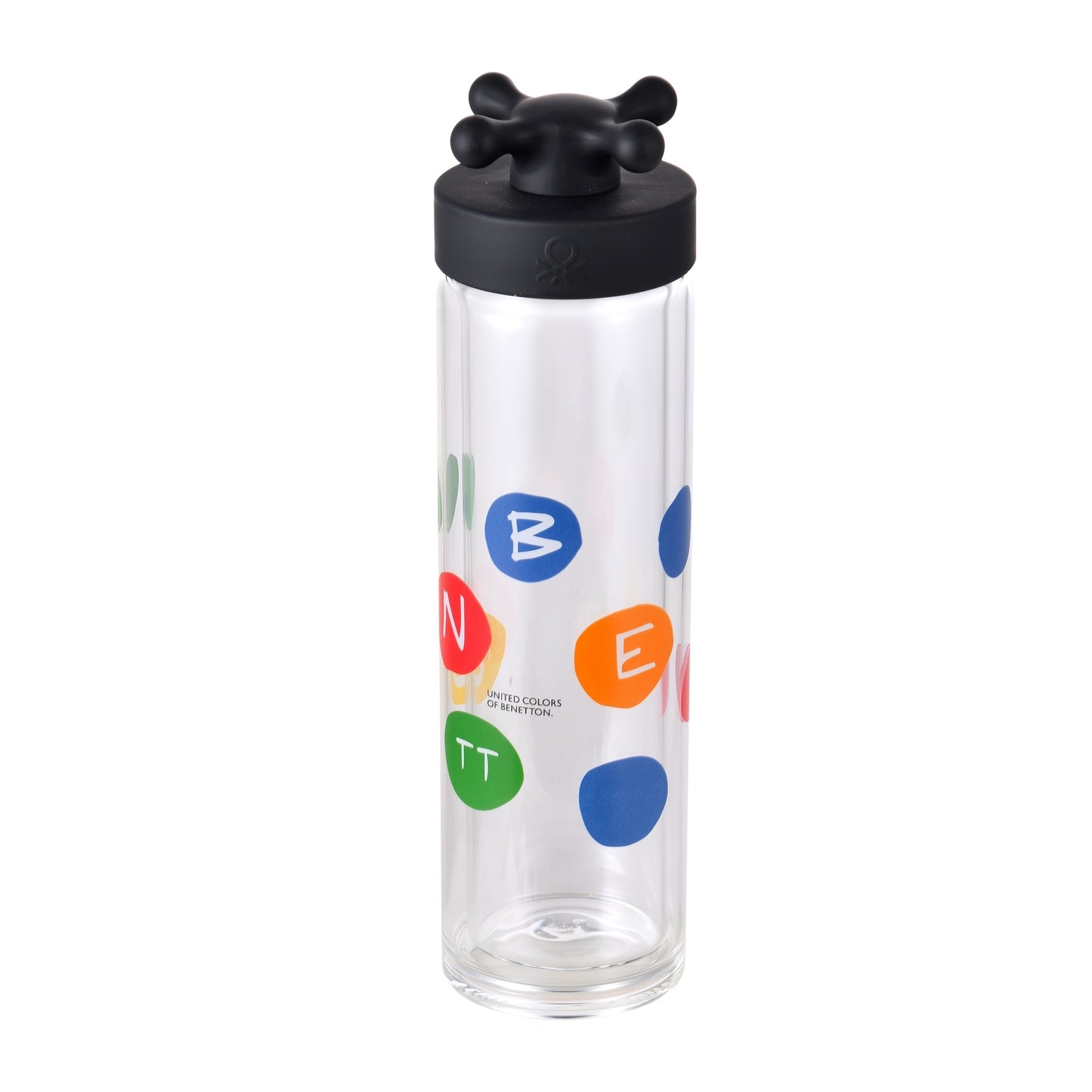 Botella De Agua De Doble Pared 350ml Borosilicato Black & White Be_1