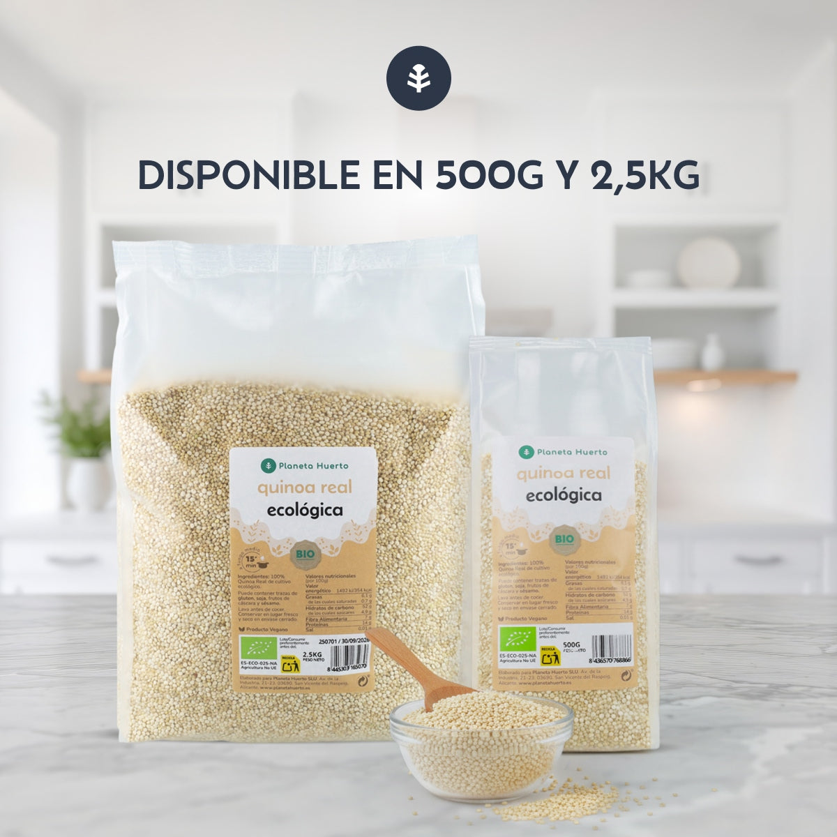 Quinoa Real  ECO Planeta Huerto 2,5 kg