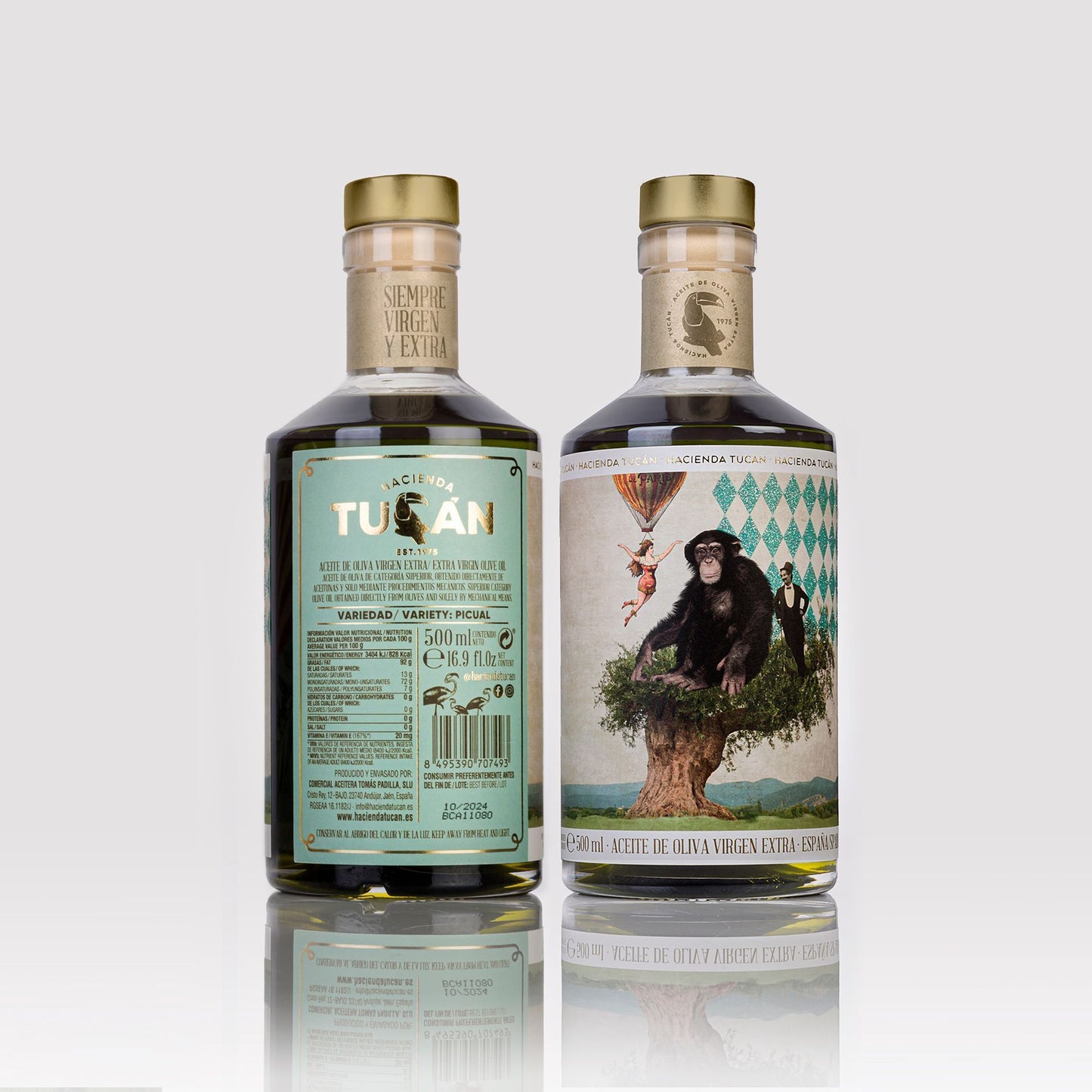 Botella De 500ml Aceite De Oliva Virgen Extra Picual Con Estuche_1
