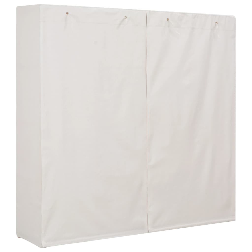 Armario De Tela Blanco 173x40x170 Cm_1