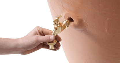 Kit pluvial depósito ànfora terracotta y filtro bajante redondo Graf_2