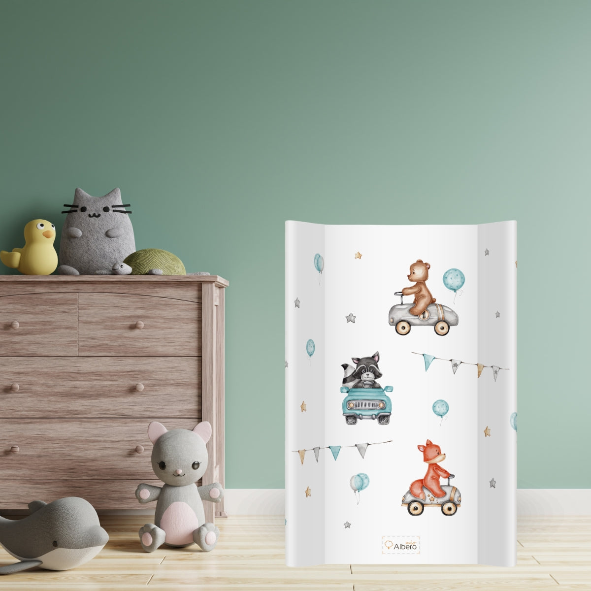 Basic Cambiador Base Rígida 70x47cm Cuna Y Cómoda 2 En 1 Albero Mio | Estable En La Cuna, Práctico En La Cómoda_3
