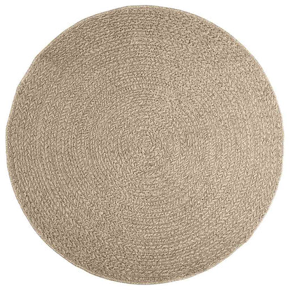 Vidaxl Alfombra Zizur Apariencia Yute Interior Exterior Beige Ø 160 Cm_0