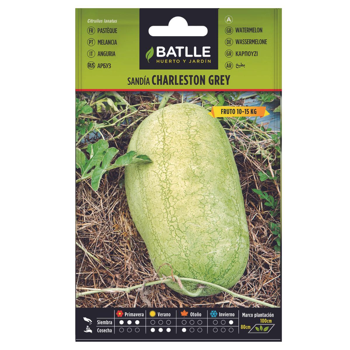Semillas de Sandía Charleston Grey Batlle
