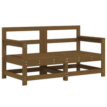 Vidaxl Juego Muebles De Jardín 6 Piezas Madera Maciza Pino Marrón Miel_3