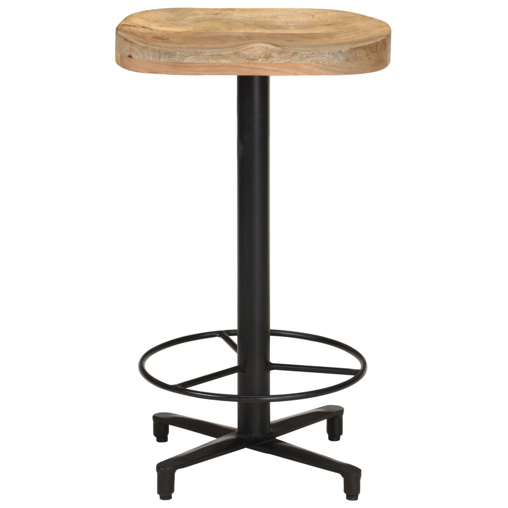 Taburetes De Cocina 2 Unidades Madera Maciza De Mango 66 Cm_1