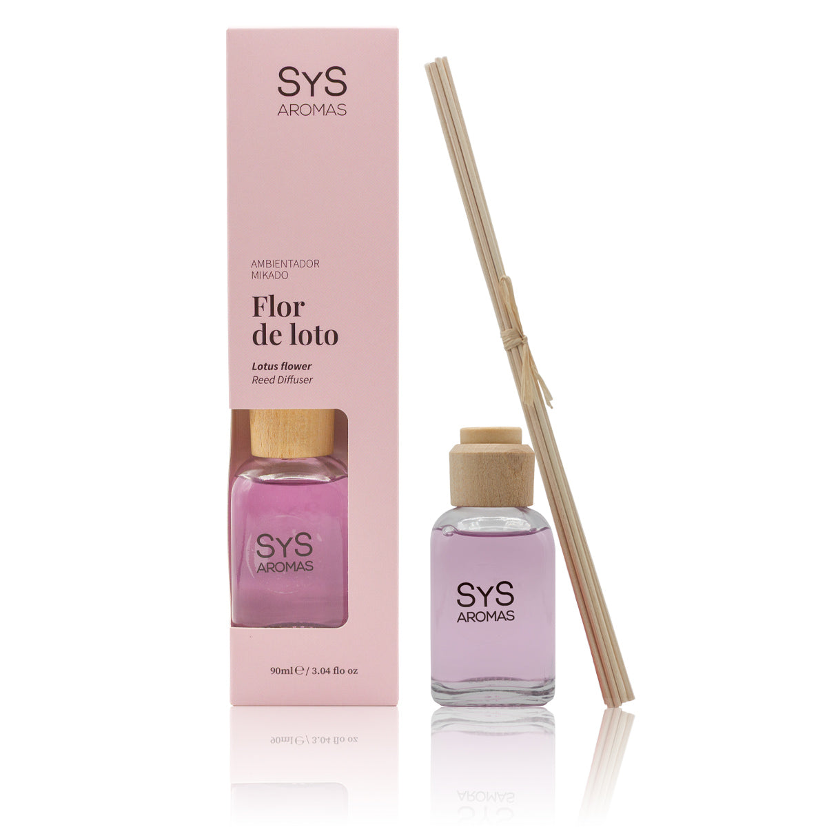 Ambientador Mikado SYS Aromas 90 ml | Flor de Loto Origins | Aroma Floral Oriental | Relajante_0