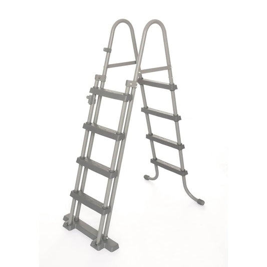 Vidaxl Bestway Escalera De Seguridad Para Piscina 4 Peldaños Flowclear 122 Cm_0