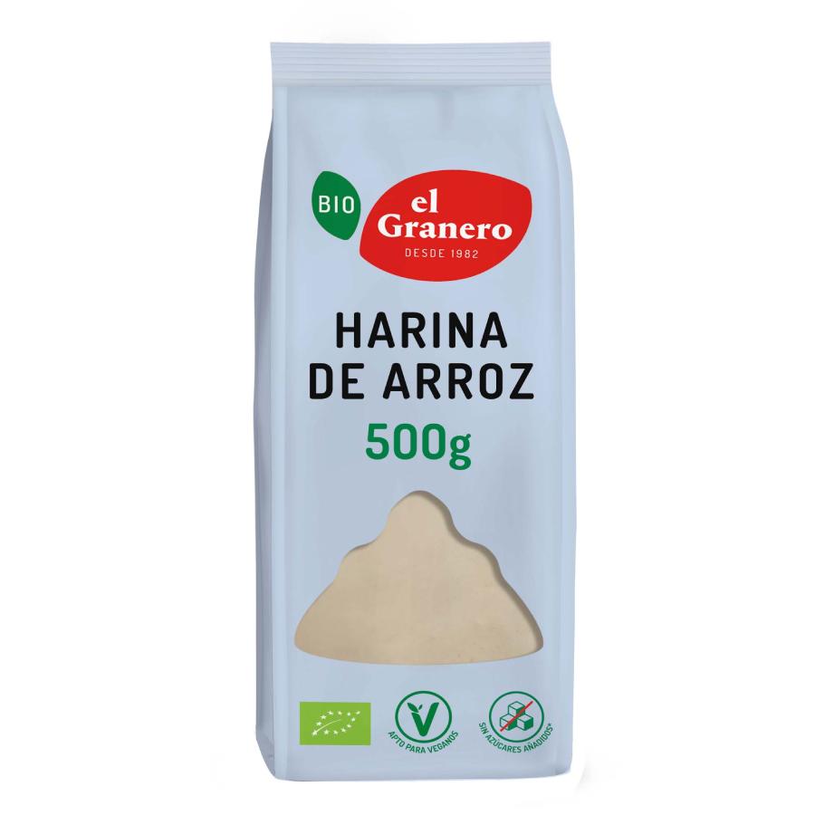 Harina de Arroz Bio El Granero, 500 g