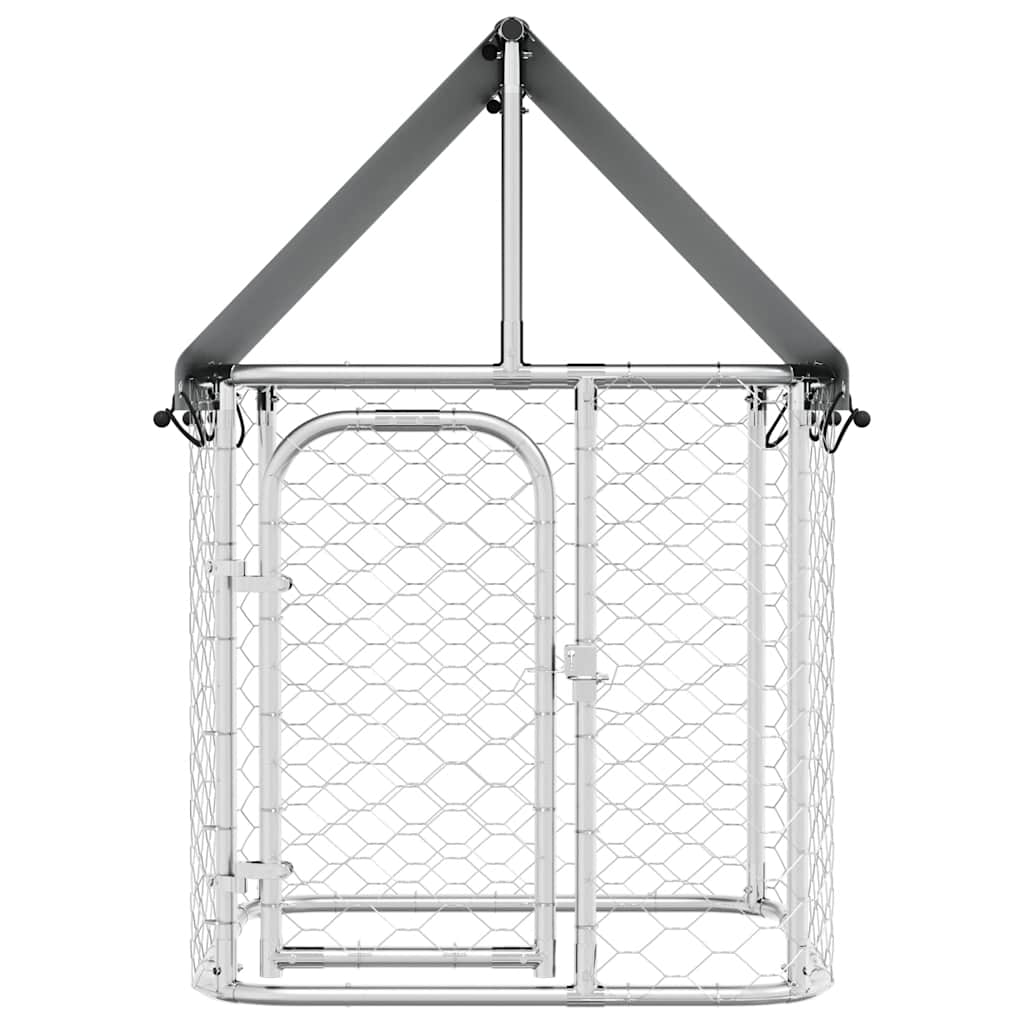 Perrera De Exterior Con Tejado 100x100x150 Cm_4