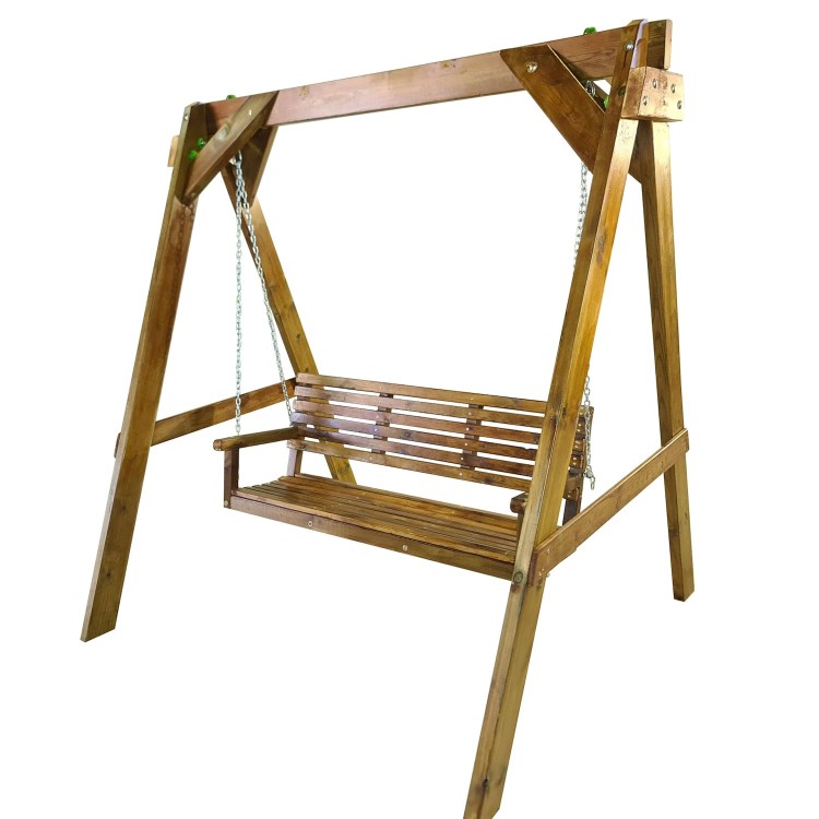 Balancin De Jardin Masgames Elna L Sin Cojin En El Banco.