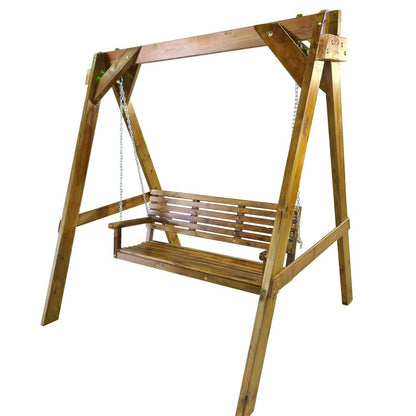 Balancin De Jardin Masgames Elna L Sin Cojin En El Banco.