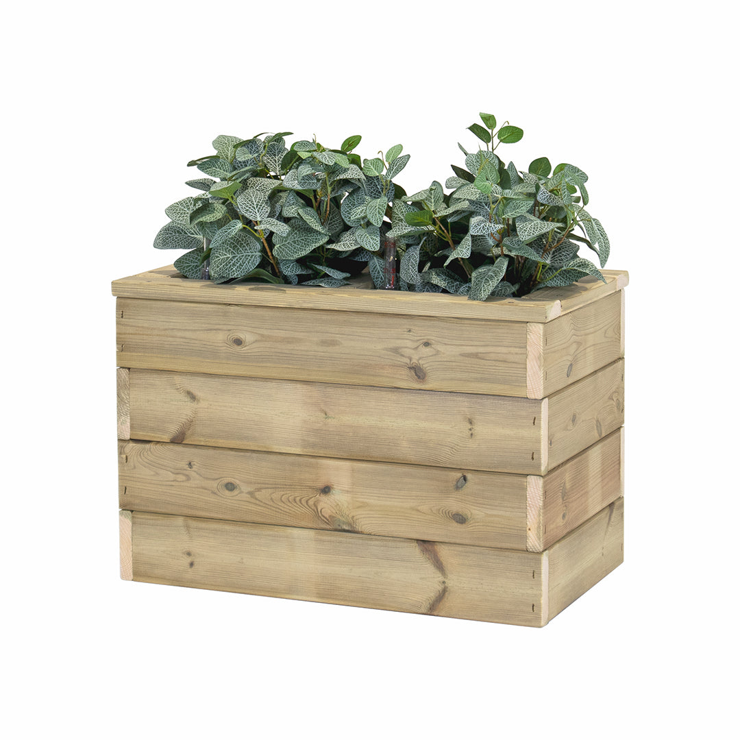 Jardinera De Madera Con Autorriego 60x34x40 Cm Nidum Basic Hortalia_0