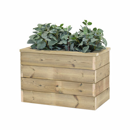 Jardinera De Madera Con Autorriego 60x34x40 Cm Nidum Basic Hortalia_0