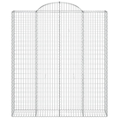 Cestas De Gaviones 8 Uds Forma De Arco Hierro 200x50x220/240 Cm_3