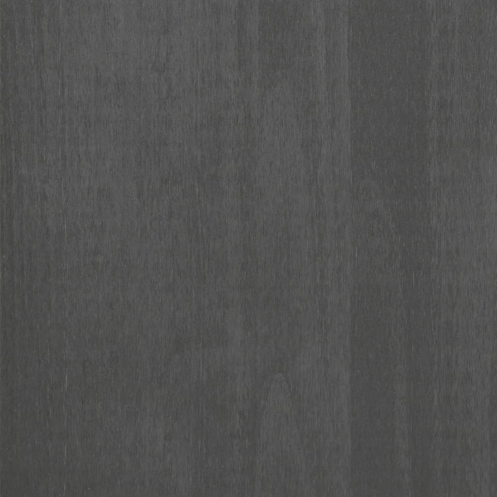 Aparador Hamar Madera Maciza Pino Gris Oscuro 85x35x80 Cm / Vetonek_3