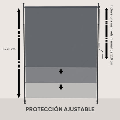 Outsunny Toldo Vertical Exterior 200x305 Cm_4
