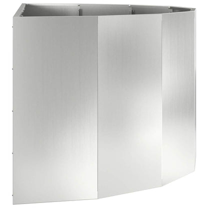 Jardinera Plateado 120 X 60 X 50 Cm Acero Galvanizado_5