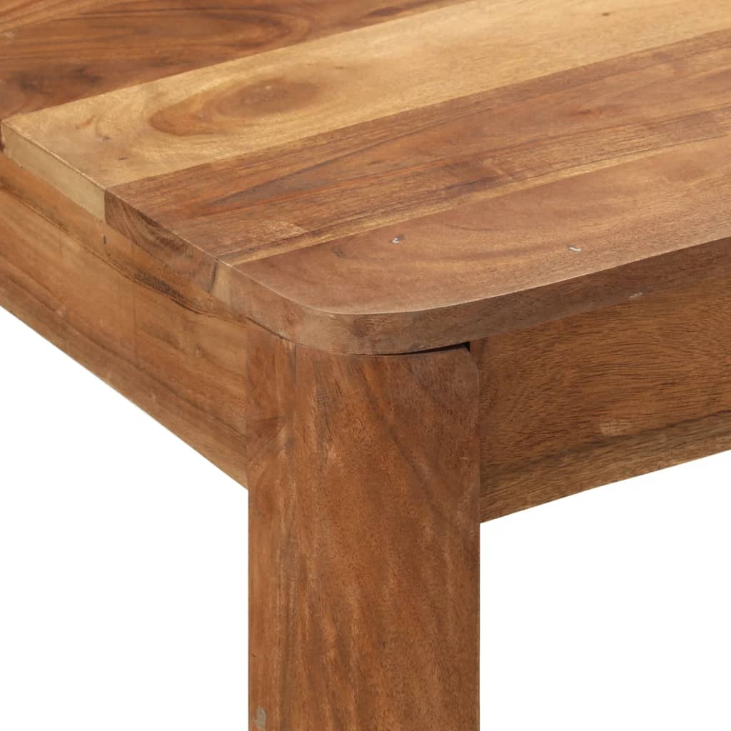 Mesa Alta Cocina Madera Acacia Acabado Miel 110x55x106 Cm_3
