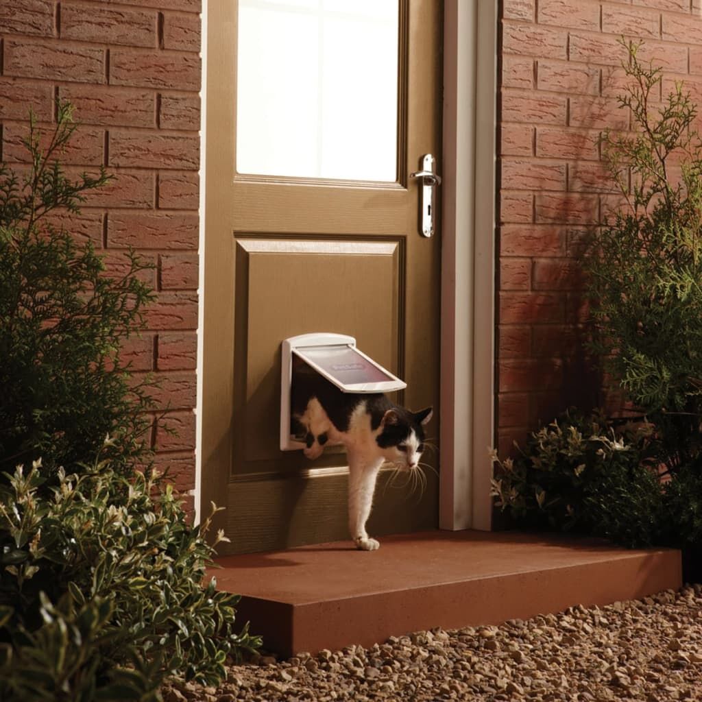 Puerta Para Gatos Petsafe Blanco_1