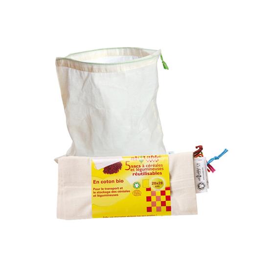 Bolsa Frutas y Verdura 30x33cm Ecodis 5 uds