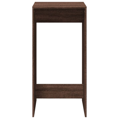 Mesa Alta De Bar Madera Ingeniería Marrón Roble 51x50x103,5 Cm_2