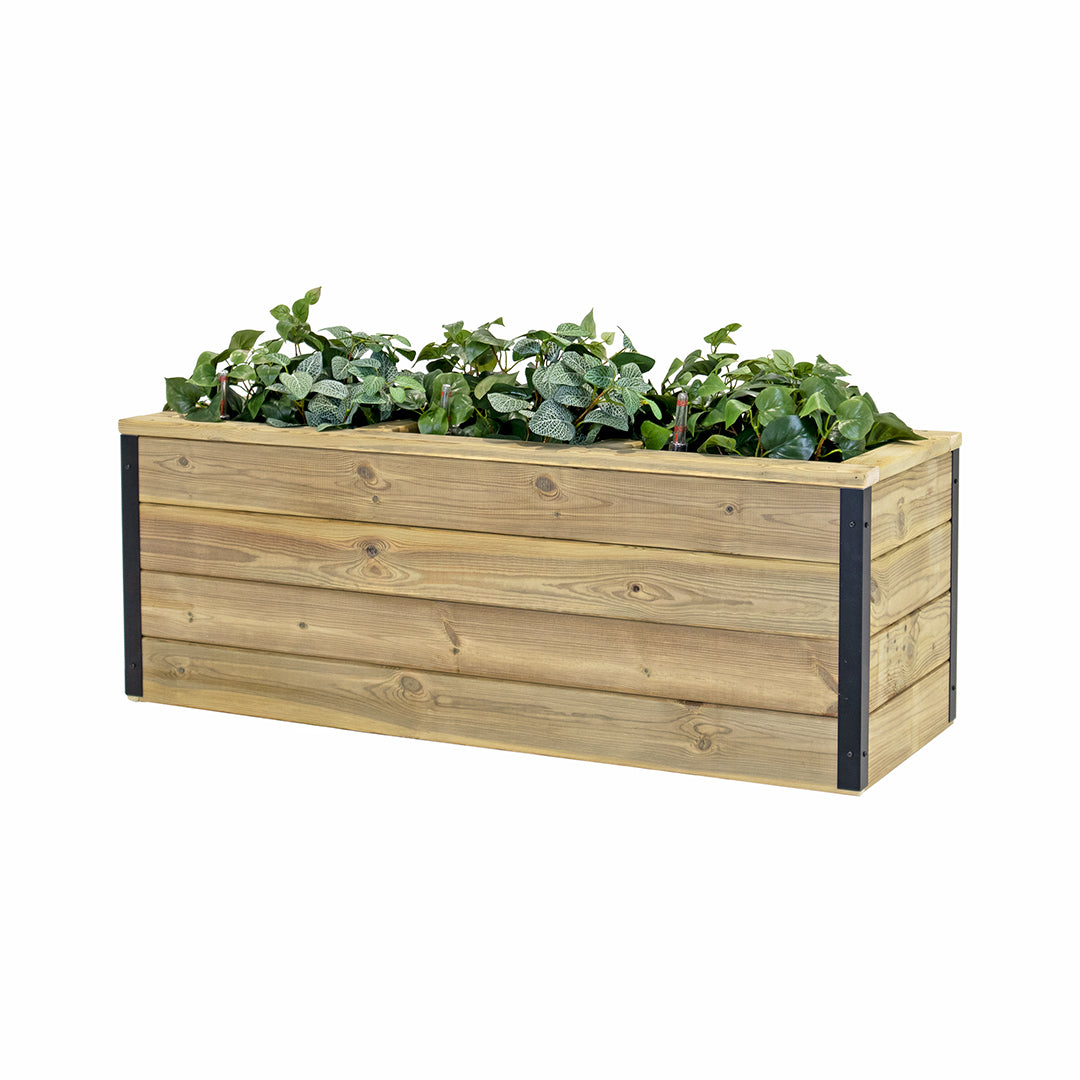 Jardinera De Madera Con Autorriego 110x40x40 Cm Nidum Hortalia_0