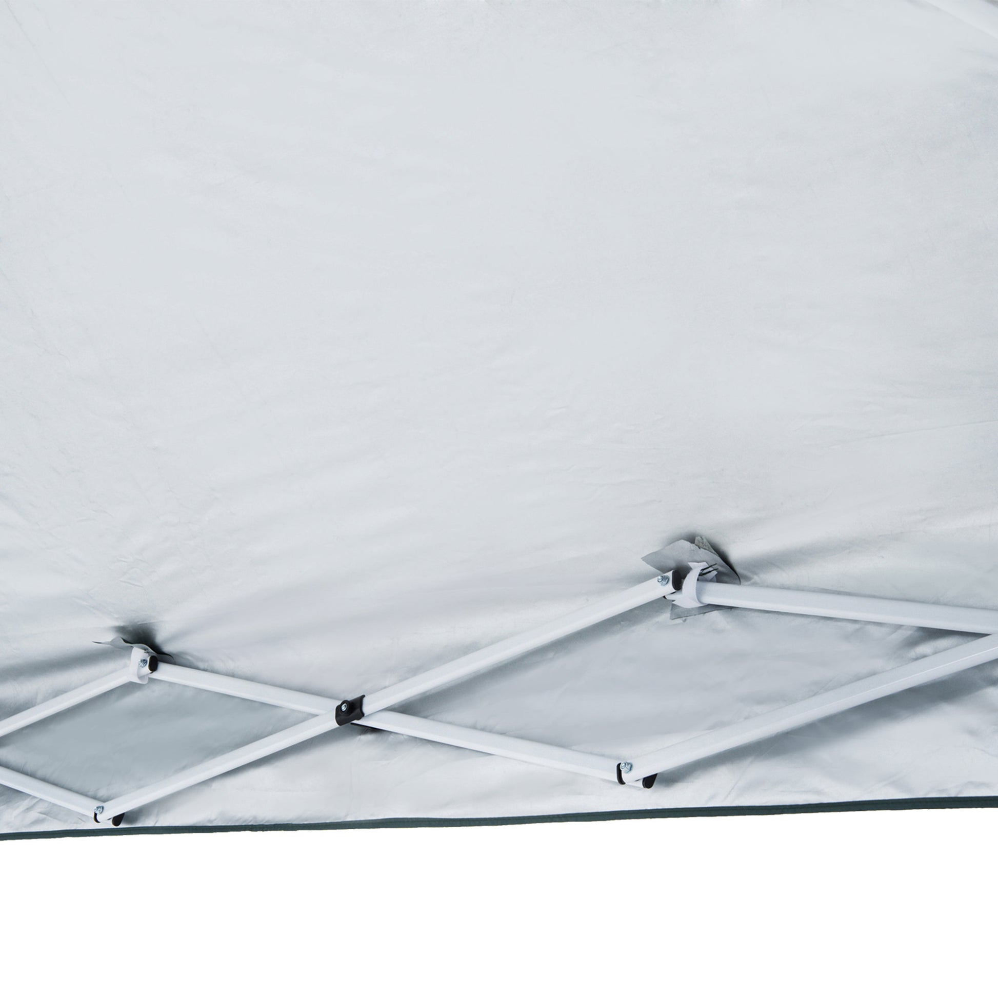 Outsunny Carpa Plegable 2,4x2,4m De Jardín Diseño Pop Up Cenador De Acero Y Tela_3
