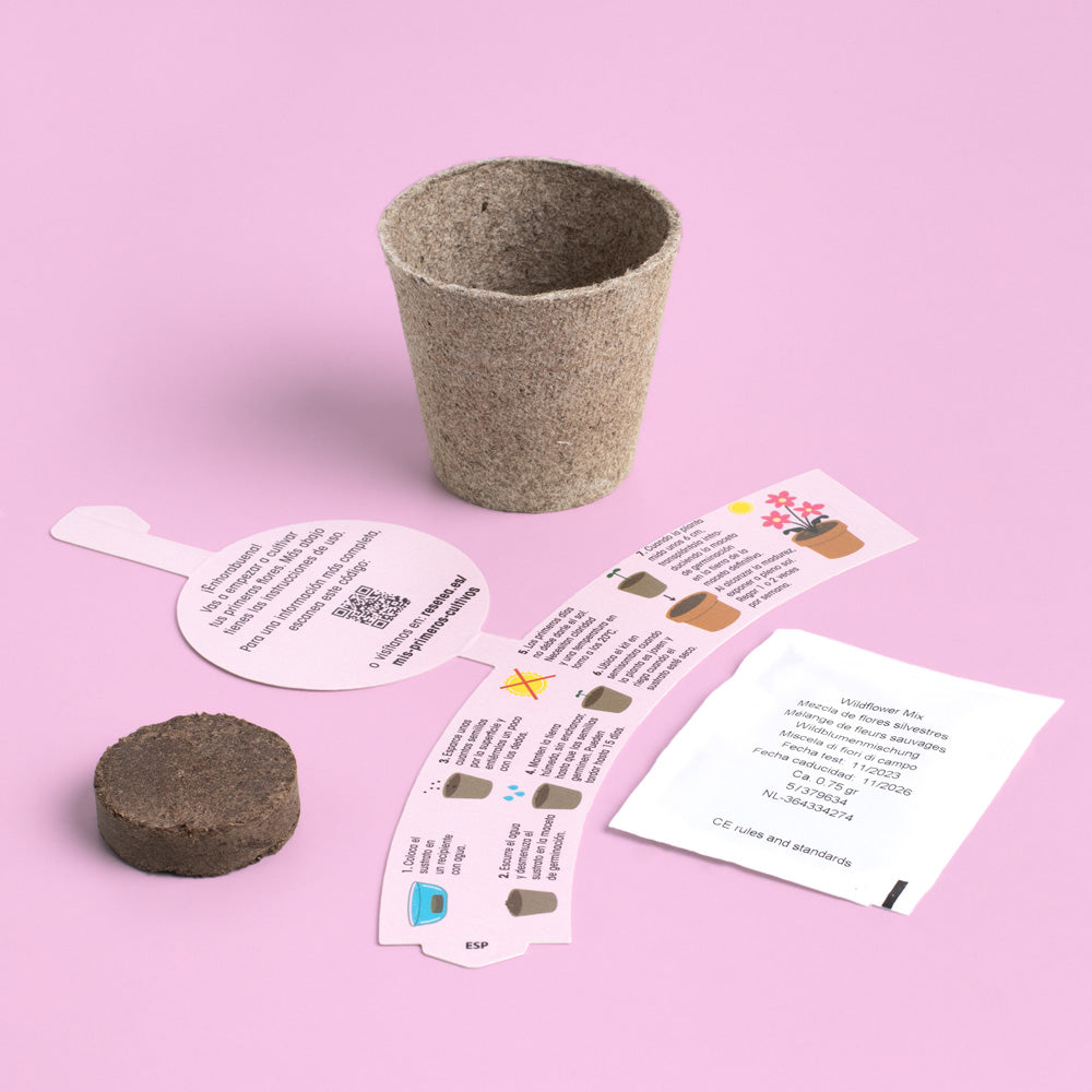 Mi Primer Cultivo de Flores – Kit Educativo STEM para Cultivar Flores en Casa, Niños - Resetea_1