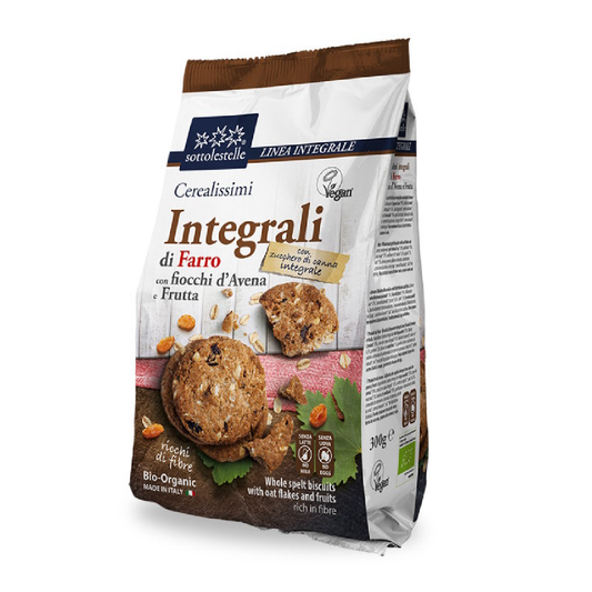 Galleta espelta integral avena fruta Sotto 300g