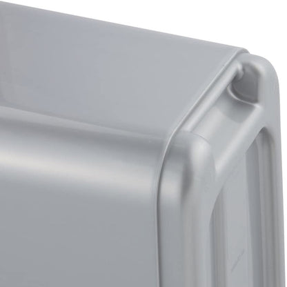 Cubo De Basura Premium Con Tapa Abatible, Tacto Suave, 10l, Color Plateado