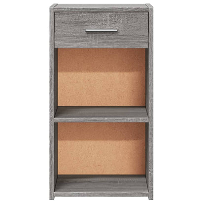 Mesita De Noche Madera De Ingeniería Gris Sonoma 35x34x65 Cm_3