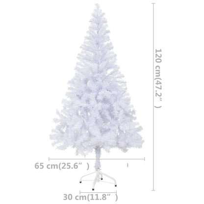 Vidaxl Árbol De Navidad Artificial Con Leds Y Soporte 120 Cm 230 Ramas_2
