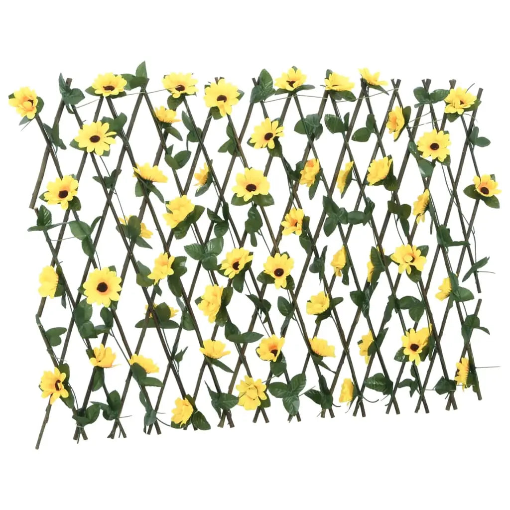 Enrejado Expansible Hiedra Artificial Amarillo 5 Uds 180x60 Cm / Vetonek_3