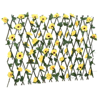 Enrejado Expansible Hiedra Artificial Amarillo 5 Uds 180x60 Cm / Vetonek_3