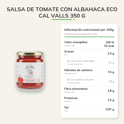 Información nutricional