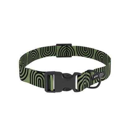 Cafide Collar De Material Pet Reciclado Verde. Modelo Juno.