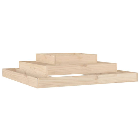 Jardinera De Madera Maciza De Pino 110x110x27 Cm_0