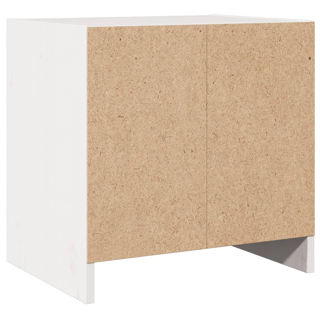 Mesitas De Noche 2 Uds Madera Maciza Pino Blanco 40x30,5x40 Cm_4