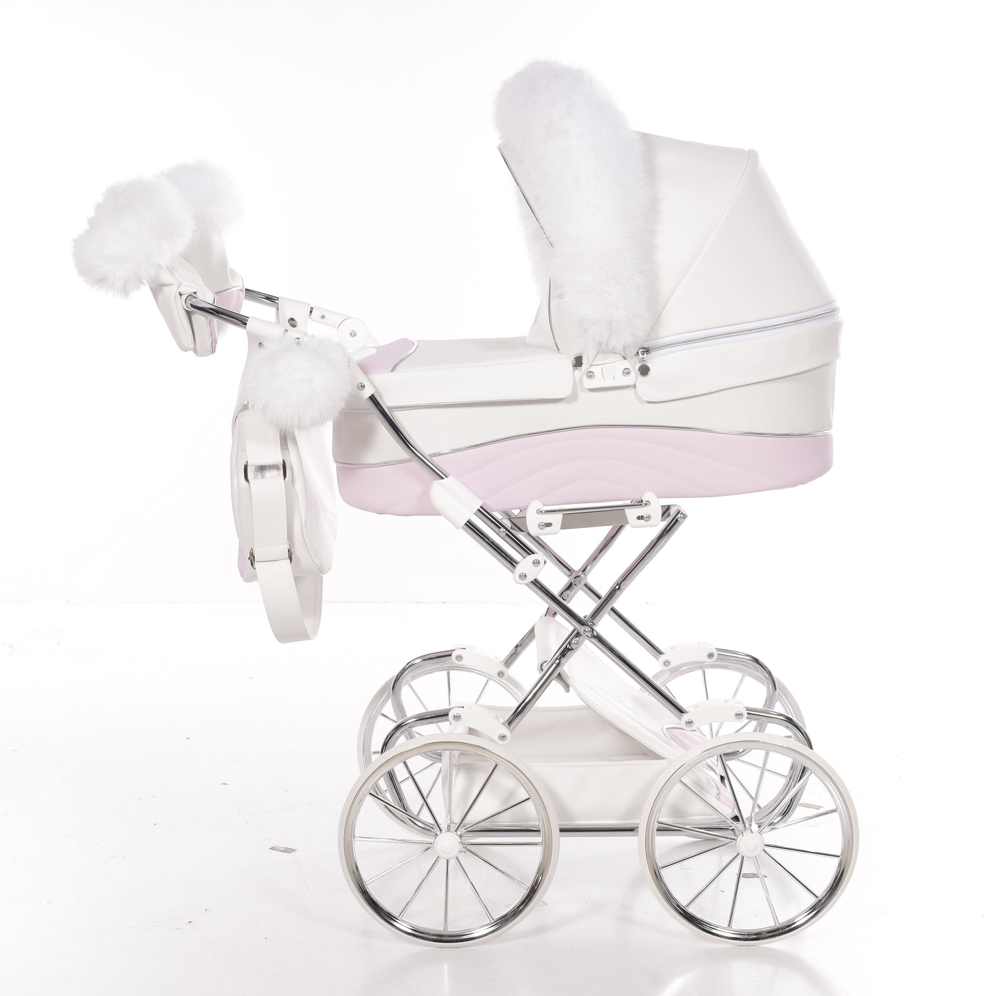 Carro De Muñecas Lulla Maxi Classic Blanco