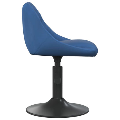 Taburete De Cocina De Terciopelo Azul_2