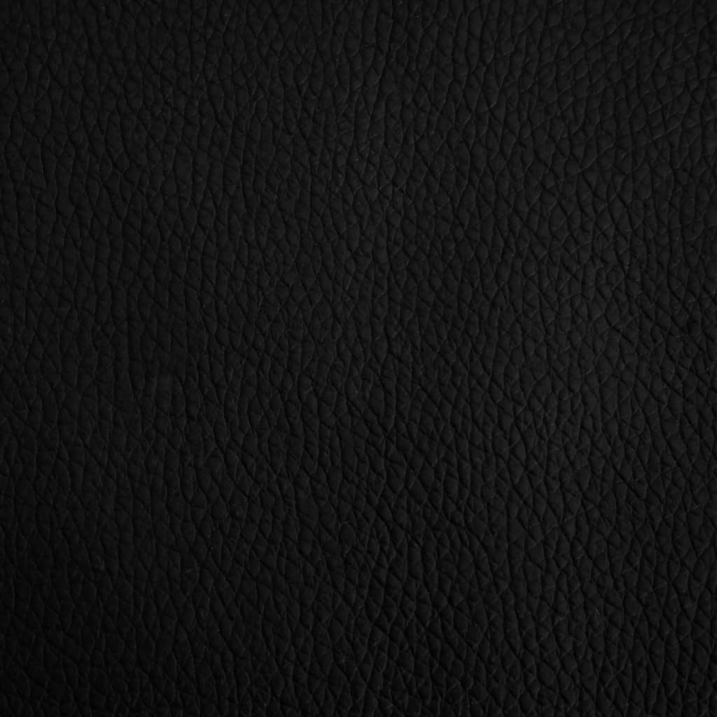 Cama De Perros Con Extensión Cuero Sintético Negro 100x50x30 Cm / Vetonek_1