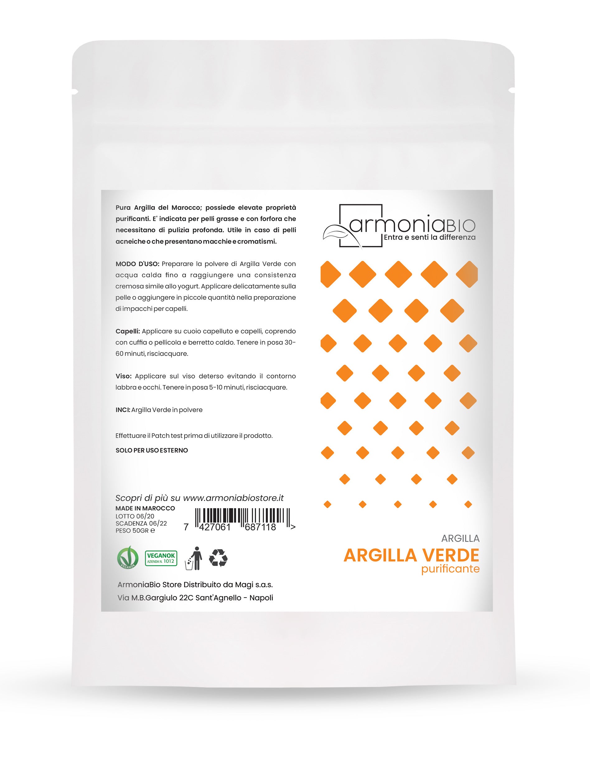Arcilla Verde Argilla Verde Armoniabio 50g_1