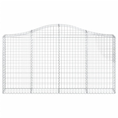 Cestas De Gaviones 10 Uds Forma Arco Hierro 200x30x100/120 Cm_3