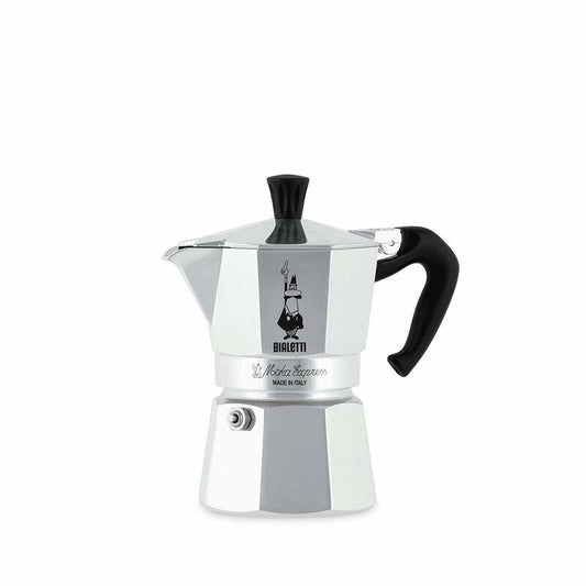 Cafetera Italiana Bialetti Moka Express 0,2 L Aluminio, Negro_0