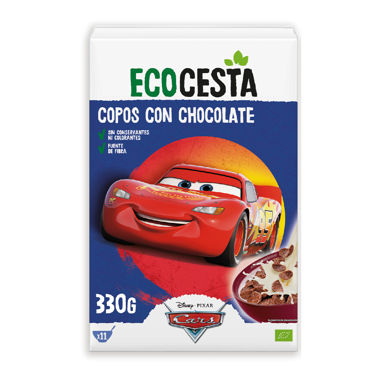 Copos de Cereales con Chocolate Maíz Bio edición Disney Ecocesta 330 g
