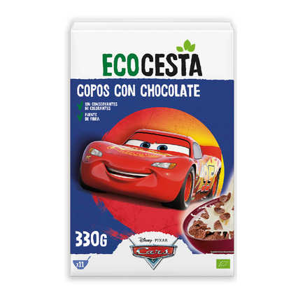 Copos de Cereales con Chocolate Maíz Bio edición Disney Ecocesta 330 g