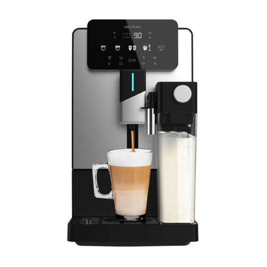 Cecotec Cafetera Superautomática Cremmaet Latte. 1350w, 19 Bares, Thermoblock, 6 Bebidas, Vaporizador, 5 Niveles Molido_0